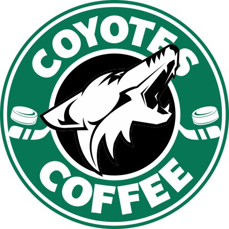 Arizona Coyotes Starbucks Coffee Logo vinyl decal